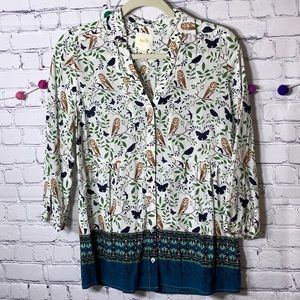 COPY - 🌟Anthropologie🌟 Maeve Owl Button-Down Shi